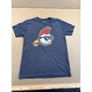 Major League Baseballism Rick Vaughn Logo Shirt Large Medium